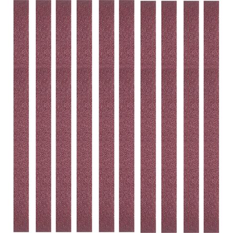 10 Stück Aluminiumoxid-Schleifbänder, Schleifband, Polierwerkzeug 452 x 15 mm für Möbelbeschläge (Körnung 400)