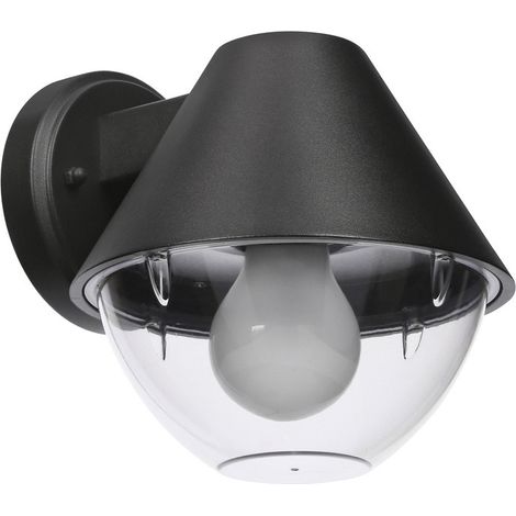 Applique esterna nera cono E27 40W Hendera Candellux (1/2)
