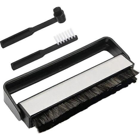 Brosse de nettoyage de disques vinyles, brosse dépoussiérante, outil de nettoyage pour disques vinyles