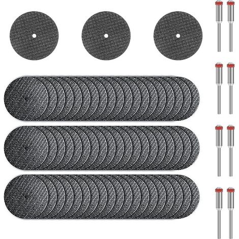 Dremel 60-teiliges Hochgeschwindigkeits-Metalltrennscheiben-Set für Rotationswerkzeuge, inklusive 8 robuster 3-mm-Dorne für Präzisionsarbeiten und Heimwerkerprojekte (1/5)
