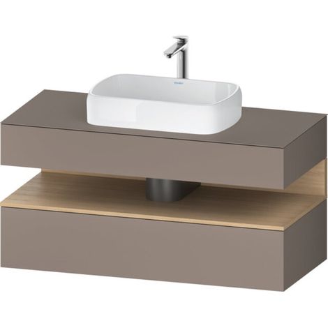 Duravit Collection One Konsolenwaschtischunterbau, 1 Auszug, 1 (1/2)