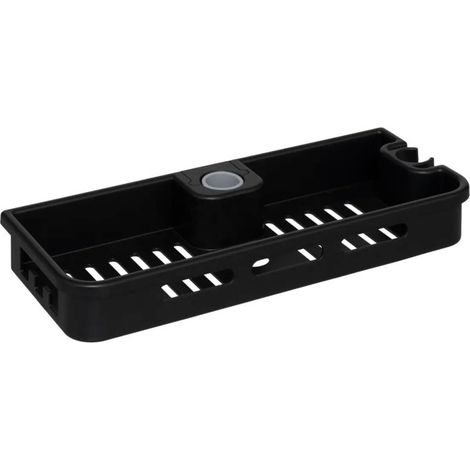 Étagère Colonne de Douche "Adapt" 28cm Noir (1/4)
