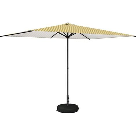Parasol de jardin (avec pied) 200 x 300 cm Polyester (1/5)