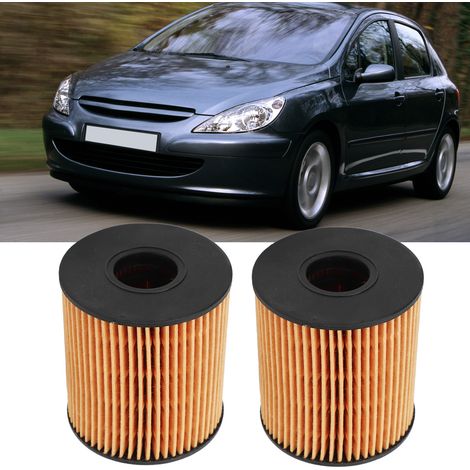 2 unités vendues par le fabricant d'origine : 1109CK 2 filtres à huile pour Peugeot 307 308 408 (1/5)