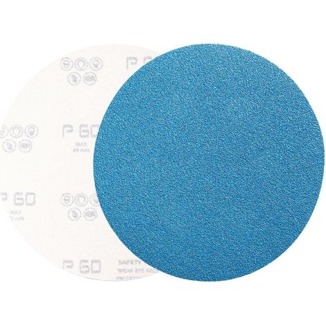 Zirconia-Velcro-Schleifscheibe 125 mm ohne Locher Kornung 60