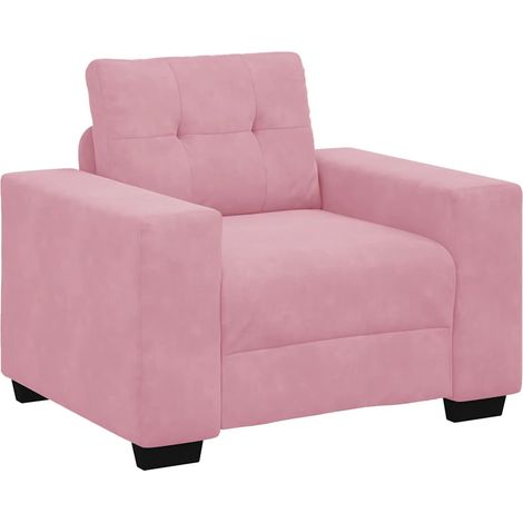 Maison Exclusive - Divano Sedia Rosa 100x78x80 cm Velluto