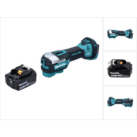 Makita DTM 52 M1 Akku Multifunktionswerkzeug 18 V Starlock Max Brushless + 1x Akku 4,0 Ah - ohne Ladegerät