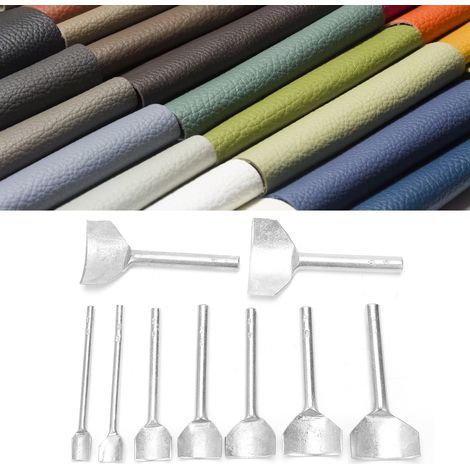 DIY-Lederbearbeitungswerkzeugset: Halbkreisahle (9-teilig), Gürtelahle, flache Halbkreisahle (1/5)
