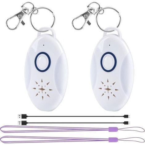 Ultrasonic Mosquito Repellent 2 Pieces，Electromagnetic Ultrasonic Repellent Anti-Mosquito Effective for Outdoor (1/4)