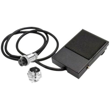 Metal Welder Foot Pedal, 2 Pin Foot Switch, Spot Welding Connector, TIG Torch for TIG Welding Machines, Foot Plate Control Equipment (1/5)