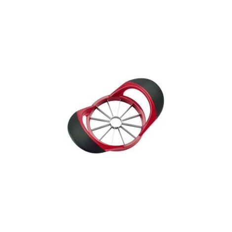 Juego de descorazonador y cortador de manzanas, descorazonador y cortador de manzanas profesional de acero inoxidable (rojo) - Crezuo (1/3)