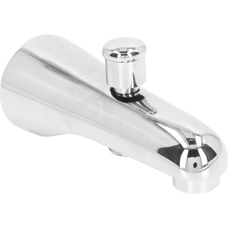 Robinet de baignoire dissimulé Simple en demi-cercle avec bec de baignoire G1/2 avec inverseur pour baignoire de salle de bain (1/5)