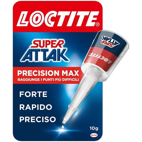Adhe'sif liquide instantane' Super Attak Precision XL 10 gr pour me'tal bois plastique re'sistant aux chocs et a' l'eau