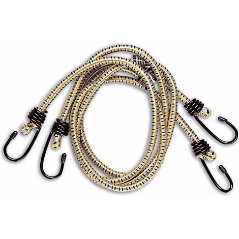Fune Elastica Legabagagli a Molla con Ganci Maurer 8x150 cm Cf 2Pz
