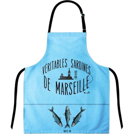 Tablier adulte à nouer Sardine