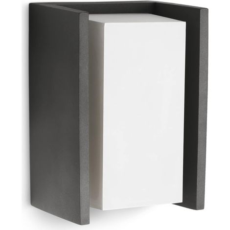 Applique d'extérieur LED, éclairage extérieur, gris anthracite, étanche IP44, pour éclairer votre maison, jardin, patio et terrasse