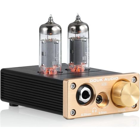 Mini amplificateur de casque U10, préampli stéréo HiFi pour haut-parleur actif à domicile, avec prises RCA AUX (1/5)