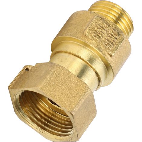 Clapet Anti-Retour Laiton DN15x20 pour Compteur d'Eau Basse Pression (1/5)