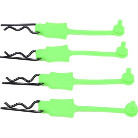 Lot de 4 clips de fixation universels pour carrosserie de voiture RC 1/10 (vert) (1/5)