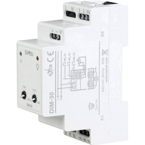 Zamel EXT10000228 Regulador para riel DIN interior
