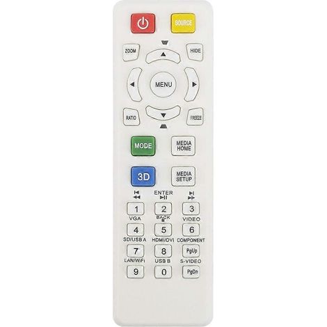 Replace Remote Control for Acer Projector X115 X125H X135WH H6517ABD D602 D622DE145F EV-S62 HE-801K (1/5)