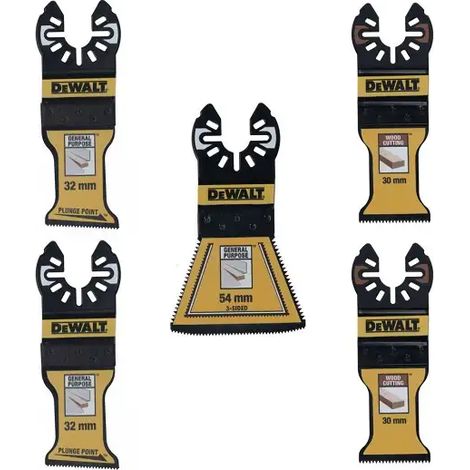 Set di 5 lame per sega Dewalt MT.