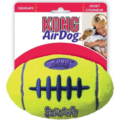 KONG Airdog Squeaker Football Piccolo - Giocattolo per cani