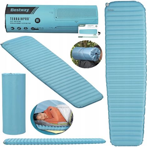 Colchón Bestway TerrainPro autoinflable, 183x51cm, 69621 (1/5)