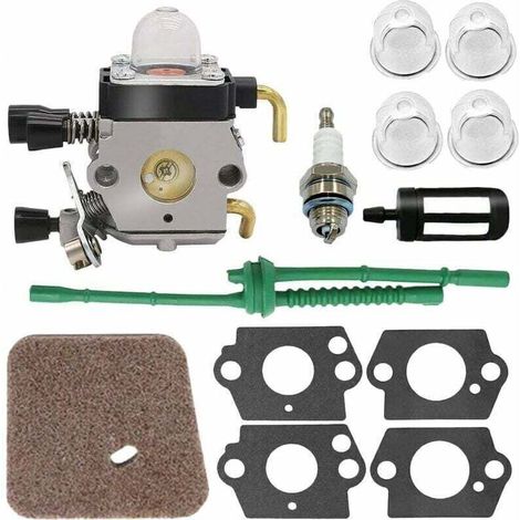 Carburador de repuesto para desbrozadoras Stihl – compatible con FC55, FS80, FS75, HS85, FS45, FS55, Zama C1U