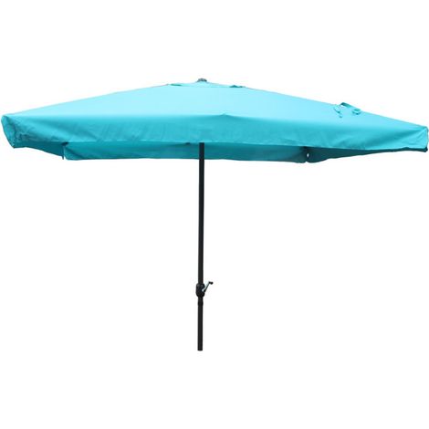 Ombrellone  blu diritto quadrato 2,95 x 2,95 m PALERME
