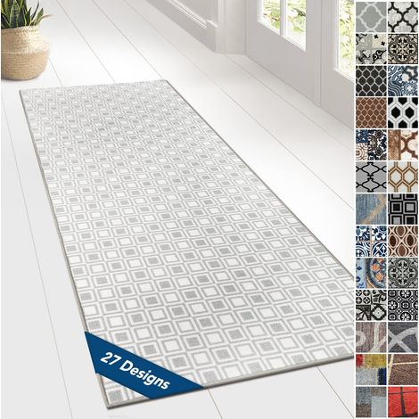 Tapis Ornement Vintage Oriental pour la Cuisine, Le Couloir et Le Salon 80 x 100 cm, Bray (1/5)
