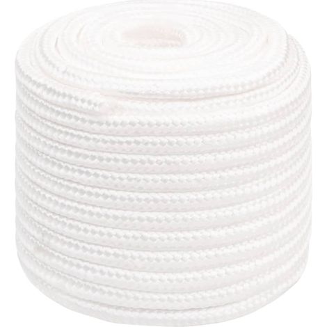 Corde de bateau, Corde de Chanvre, pour la Décoration, le Bricolage, le Jardinage Blanc complet 18 mm 25 m Polypropylène OIB4542E (1/5)