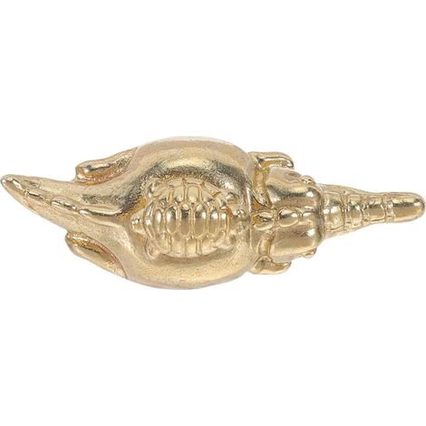 Bouton de Meuble en Laiton Original à Motif Tortue sur Alligator, Finition Naturelle, Bouton Décoratif Vintage pour Tiroirs et Armoires, Accessoires de Porte pour Meubles Cuisine, (1/5)