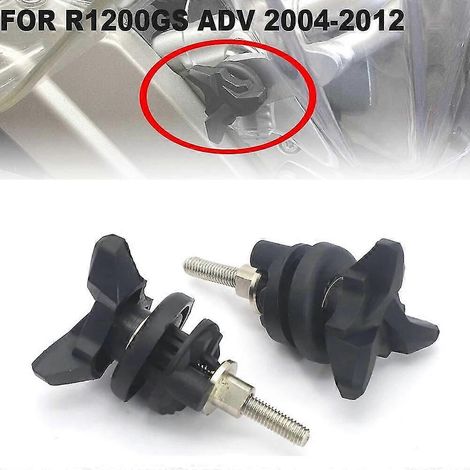 Vis de réglage du verrouillage du pare-brise, clip de fixation et boulon de serrage pour BMW GS1200 R 1200 GS Adventure 2004-2016