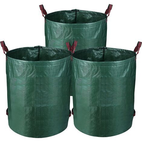 Gartensack Gartenabfallsäcke XXL Rasensack Rasen Behälter Laubsack 272L Gartenabfallsäcke Premium 3X