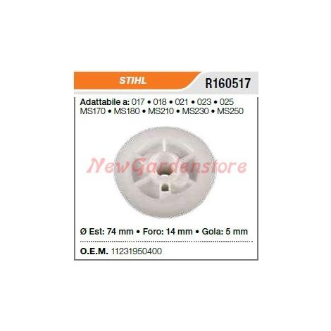 Puleggia avviamento STIHL motosega 017 018 021 023 025 MS170 180 210 R160517