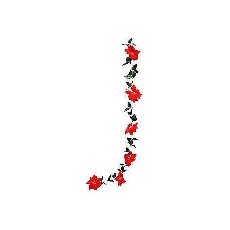 Guirlandes de fleurs artificielles, guirlandes de Noël en rotin pour la décoration de la maison, des fêtes, des balcons et des tables