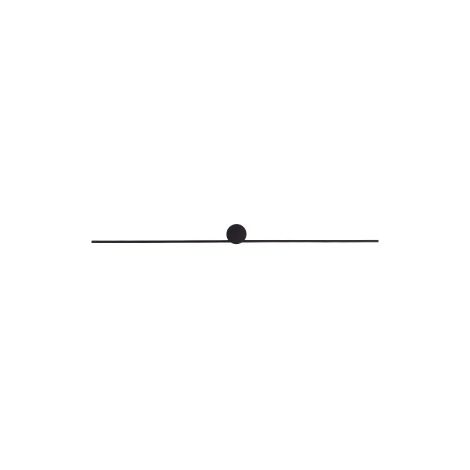 Applique miroir LED Nowodvorski PIN noire IP44 91cm