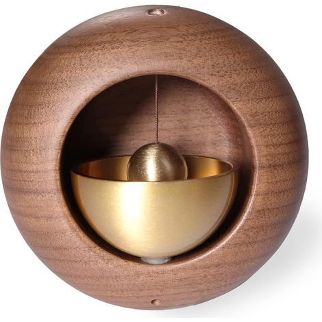 Sonnette de commerçant - Sonnette magnétique en bois, sonnette d'entrée, sonnette décorative, ornement unique (1/4)