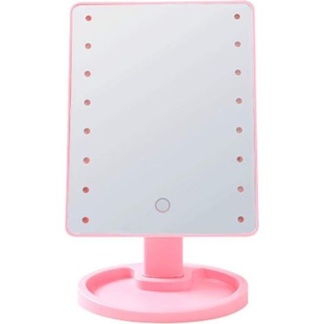 miroir lumineux pour chambre d'étudiant Miroir de maquillage LED de bureau miroir de maquillage (1/5)