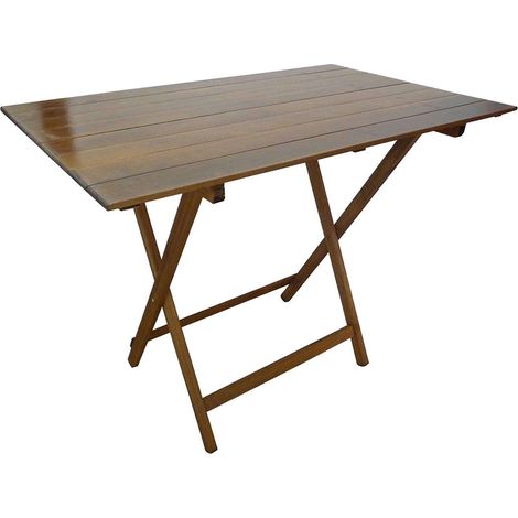 Mesa de jardín plegable de madera para picnic 60x100 (1/2)