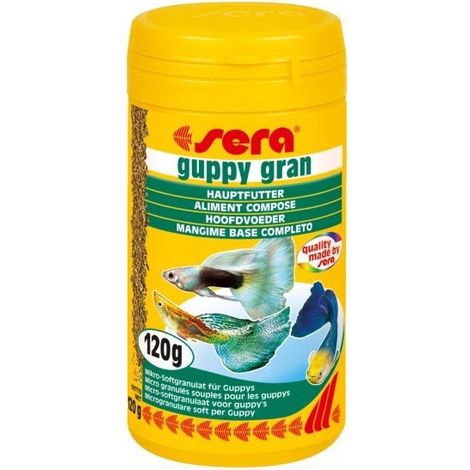 Sera Guppy Granules - Alimento Vegetal Granulado Blando
