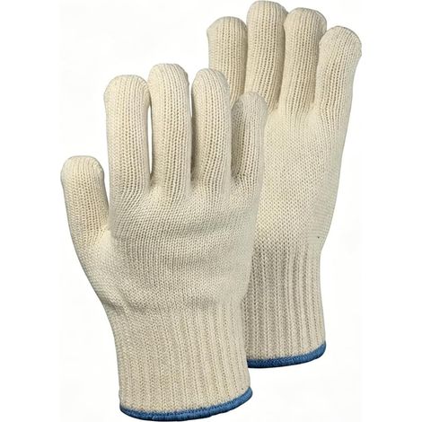 Gants Four Isolants Blanc Cassé Thermique 250°C Barbecue Cuisson Paire (1/5)