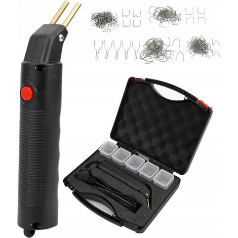 Rosfix 100W Kunststoffklammergerät – Mit 205 Klammern  Spanning 230V, Beleuchtung LED, Gewicht 135.7g, Größe 20.5cm  Reparatur von Kunststoffteilen  Klammergerät