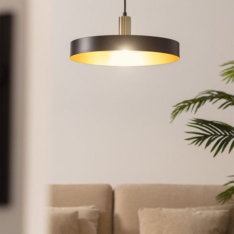 Lampada a Sospensione Metallo Furiko Nero (1/5)