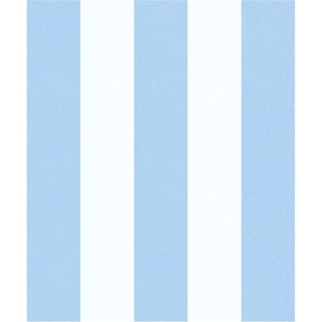 Children wallpaper wall Profhome 381485 non-woven wallpaper slightly textured with pattern for kids matt blue white 5.33 m2 (57 ft2) (1/5)