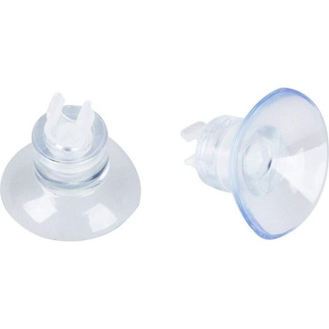 Ventouse Aquarium - Pack De 10 Pièces - Clip Intégré 2.5 Cm - Pour Tube Eden6440 - Plastique Transparent