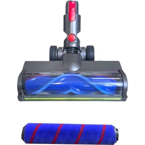 Juego de cepillos principales para aspiradoras con rodillo suave en forma de V y luz LED, compatible con las aspiradoras Dyson V7, V8, V10, V11 y V15. (1/4)
