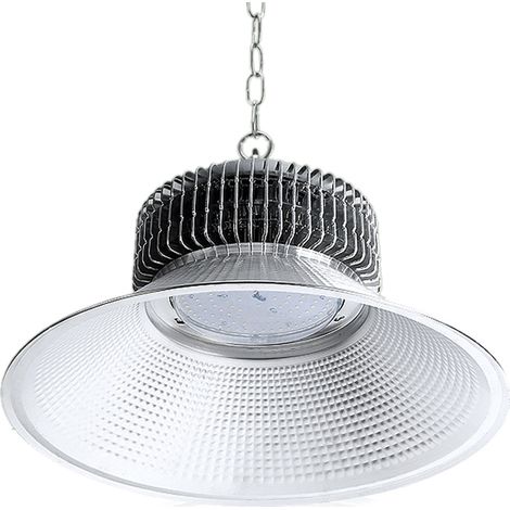 Luminaire LED industrielle haute puissance 100W en aluminium antirouille, luminaire de magasin très lumineux avec chaîne de suspension, driver isolé pour entrepôt. (1/5)