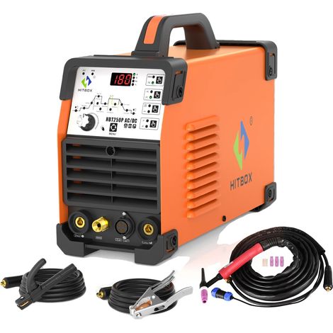 Saldatrice multifunzione, certificata CE, modello HBT250P ACDC, 220V (1/5)